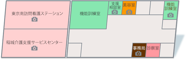 2階のフロアマップ